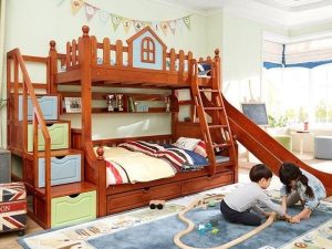 Tempat Tidur Tingkat Perosotan