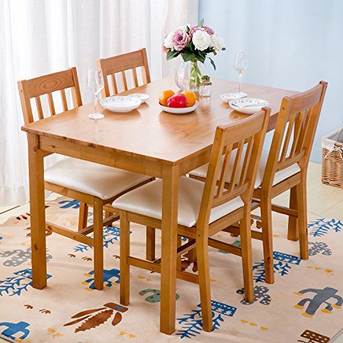 Set Meja Makan Jati Sederhana