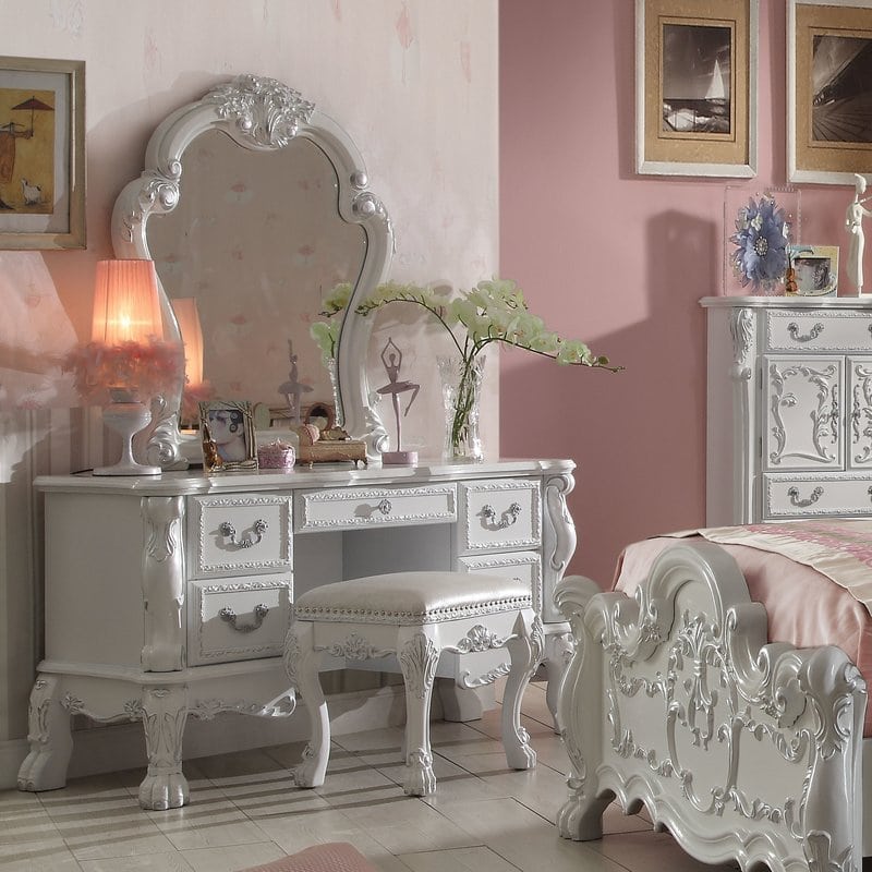 Meja Rias Ukir Cat Duco