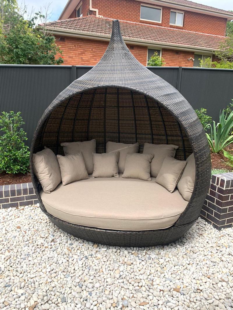 Daybed Rattan Grey Garden Daybed Rattan Grey Garden