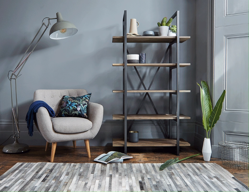 Rak Industrial Ruangan Ukuran Minimalis