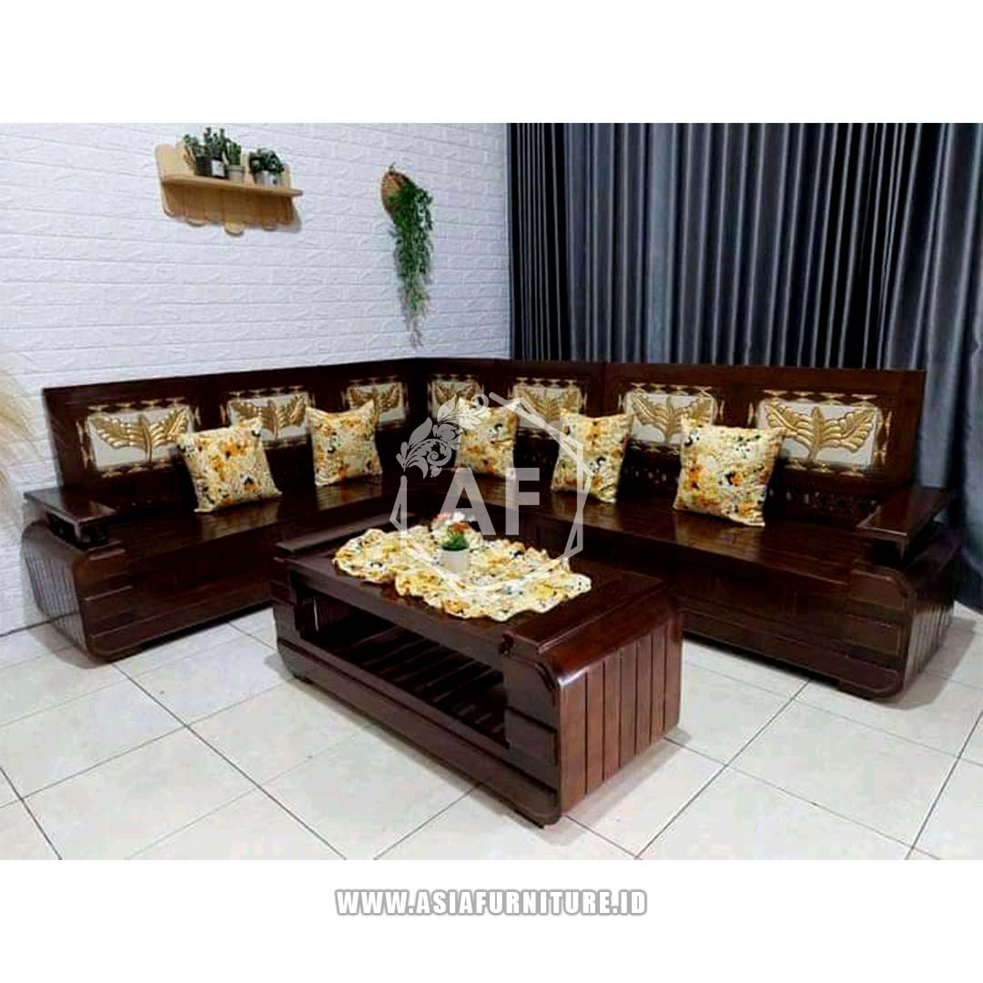 Kursi Tamu Jati Minimalis Domini 2