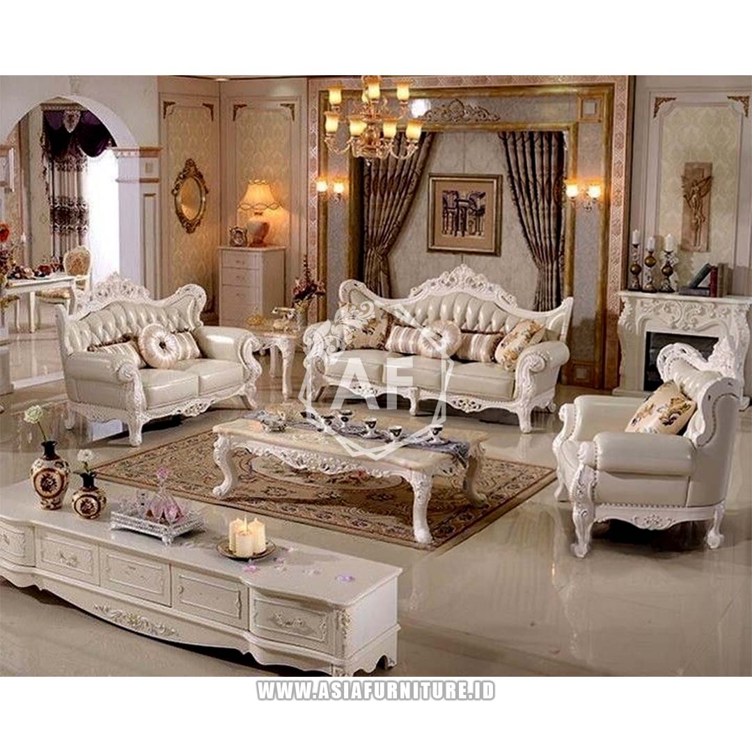 Kursi Tamu Set Mewah Model Ukir 2