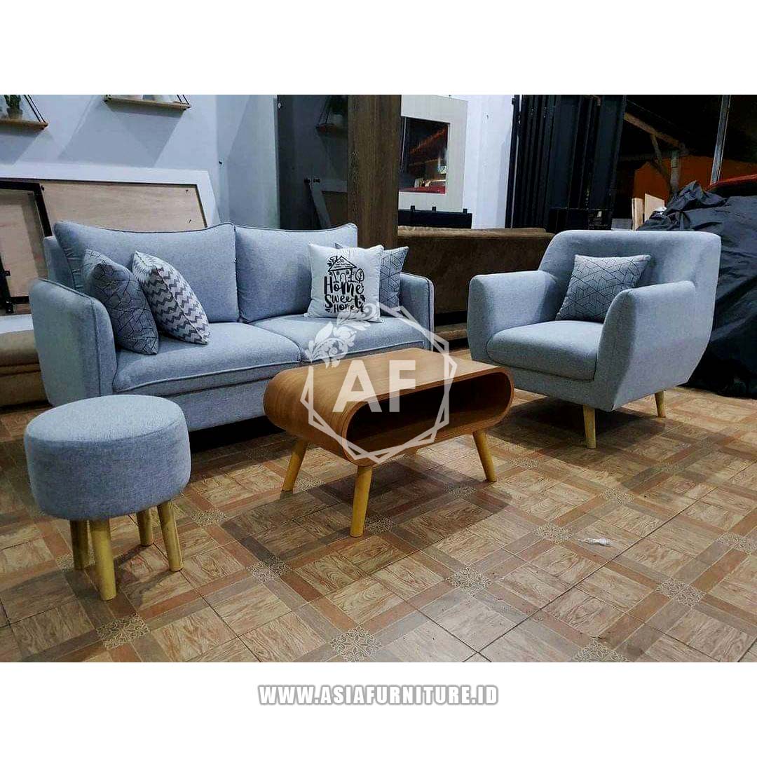 Kursi Tamu Set Sofa Retro Minimalis