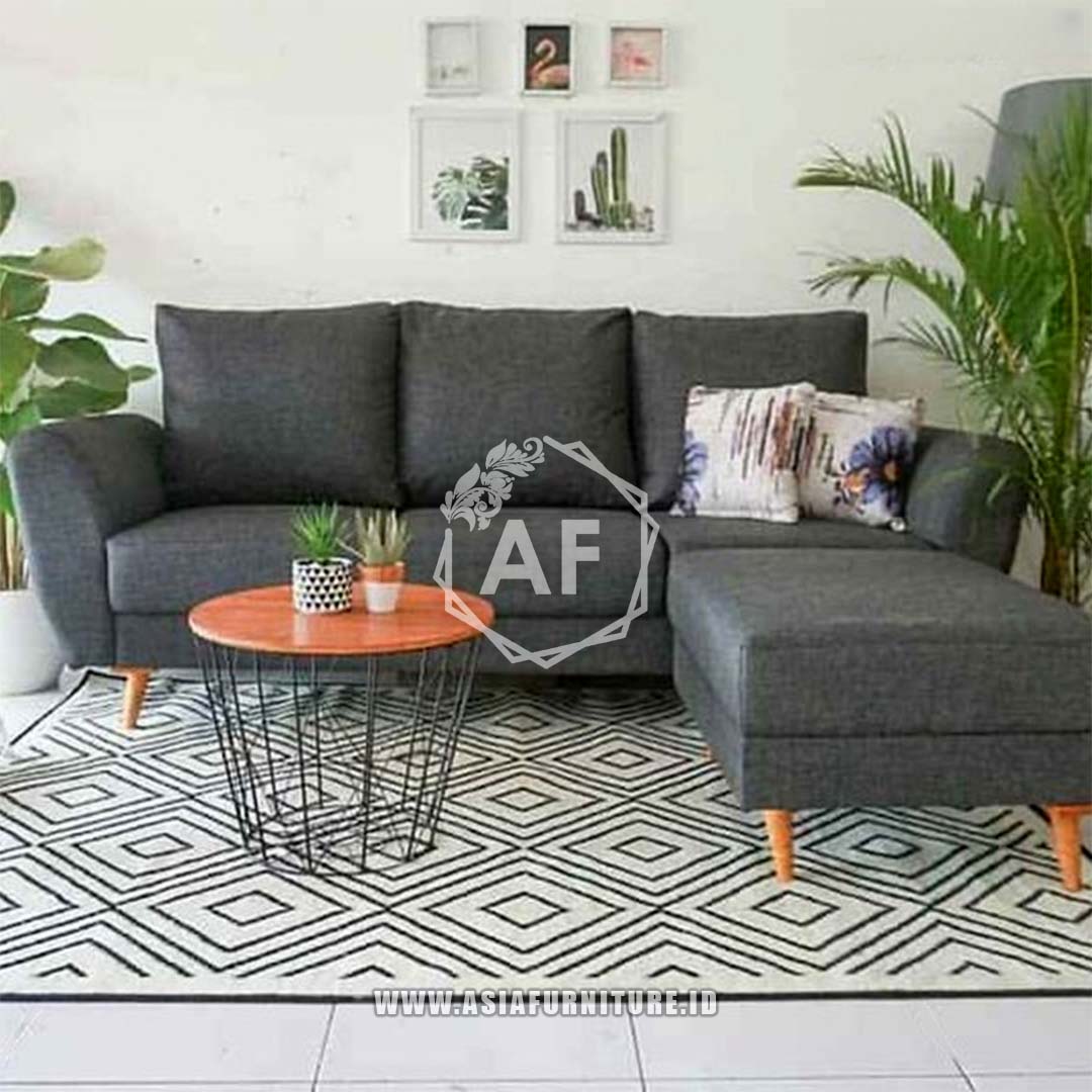 Kursi Tamu Sofa Leter L Retro Cirebon 2