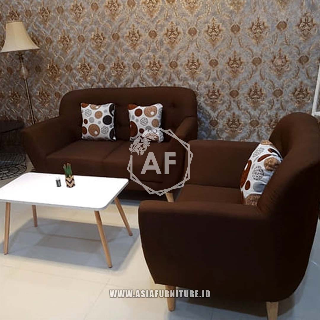 Kursi Tamu Sofa Modern Brown Pangandaran 2