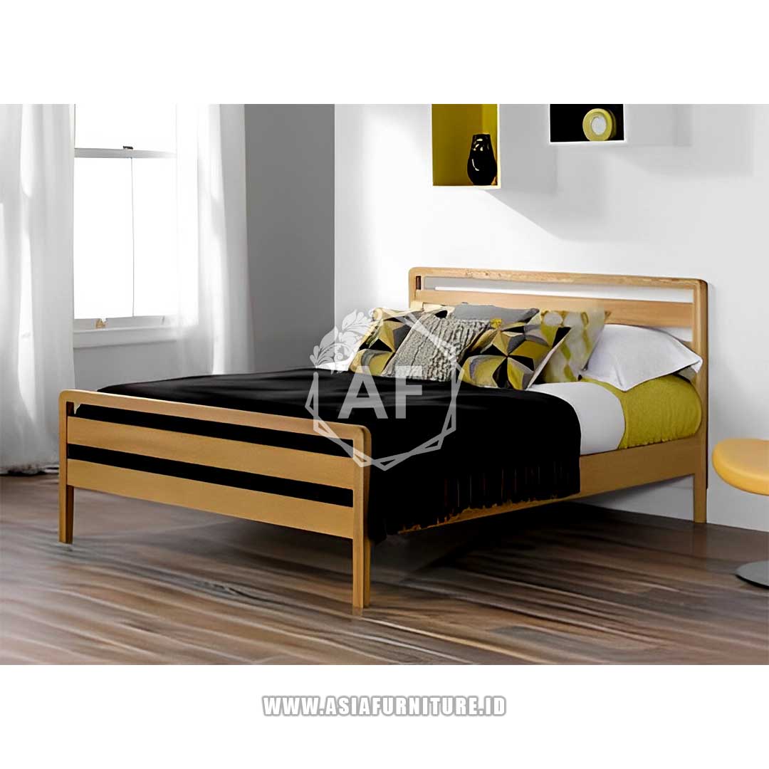 Dipan Minimalis Jati Garis Sederhana 2