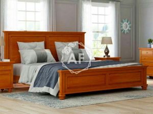 Dipan Minimalis Kayu Jati Super King