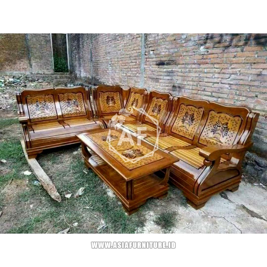 Kursi Tamu Gajah Ukir Jati 2