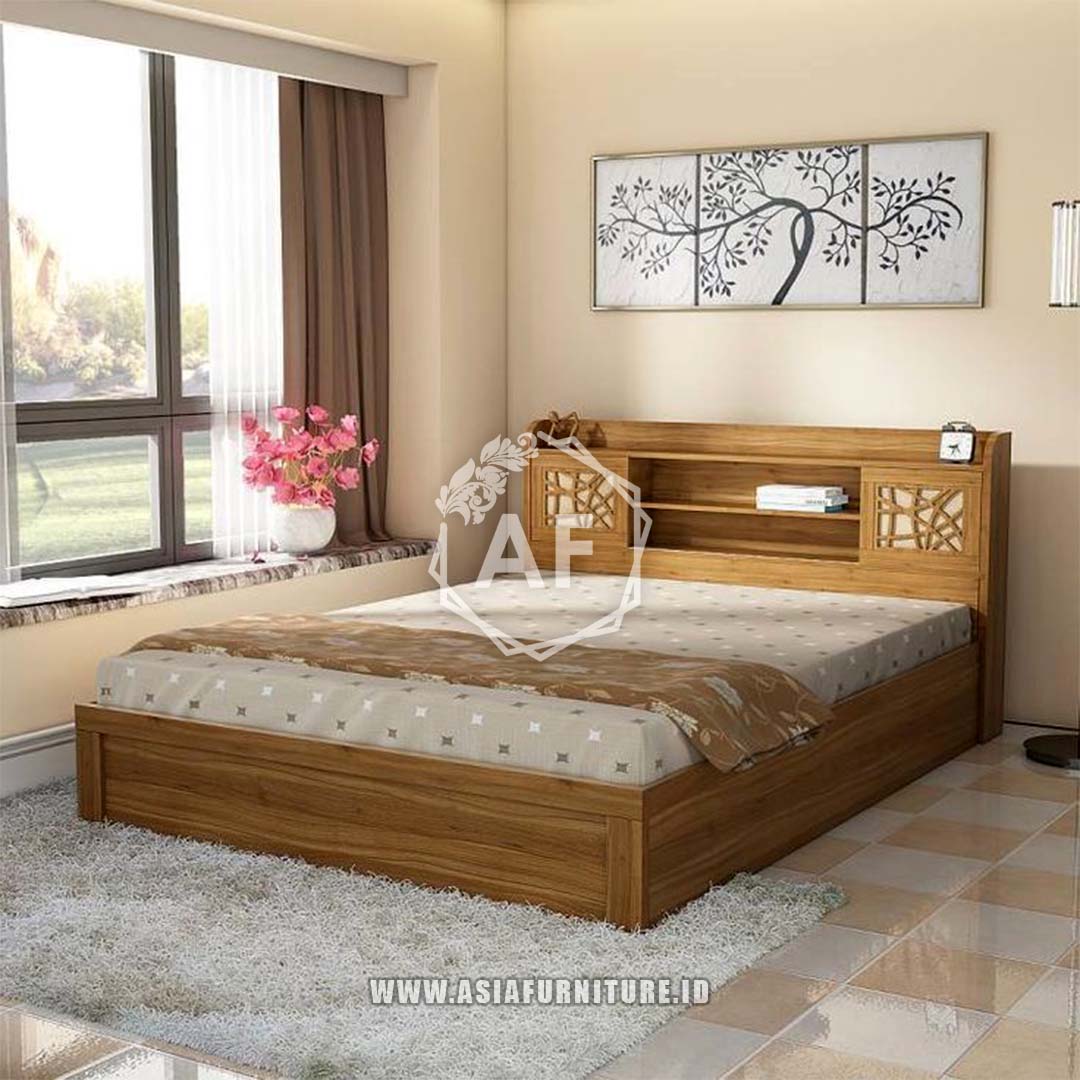 Tempat Tidur Jati Minimalis Modern 2