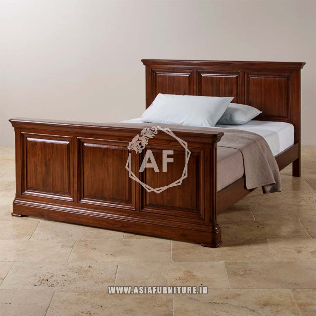 Tempat Tidur Klasik Jati Minimalis 2