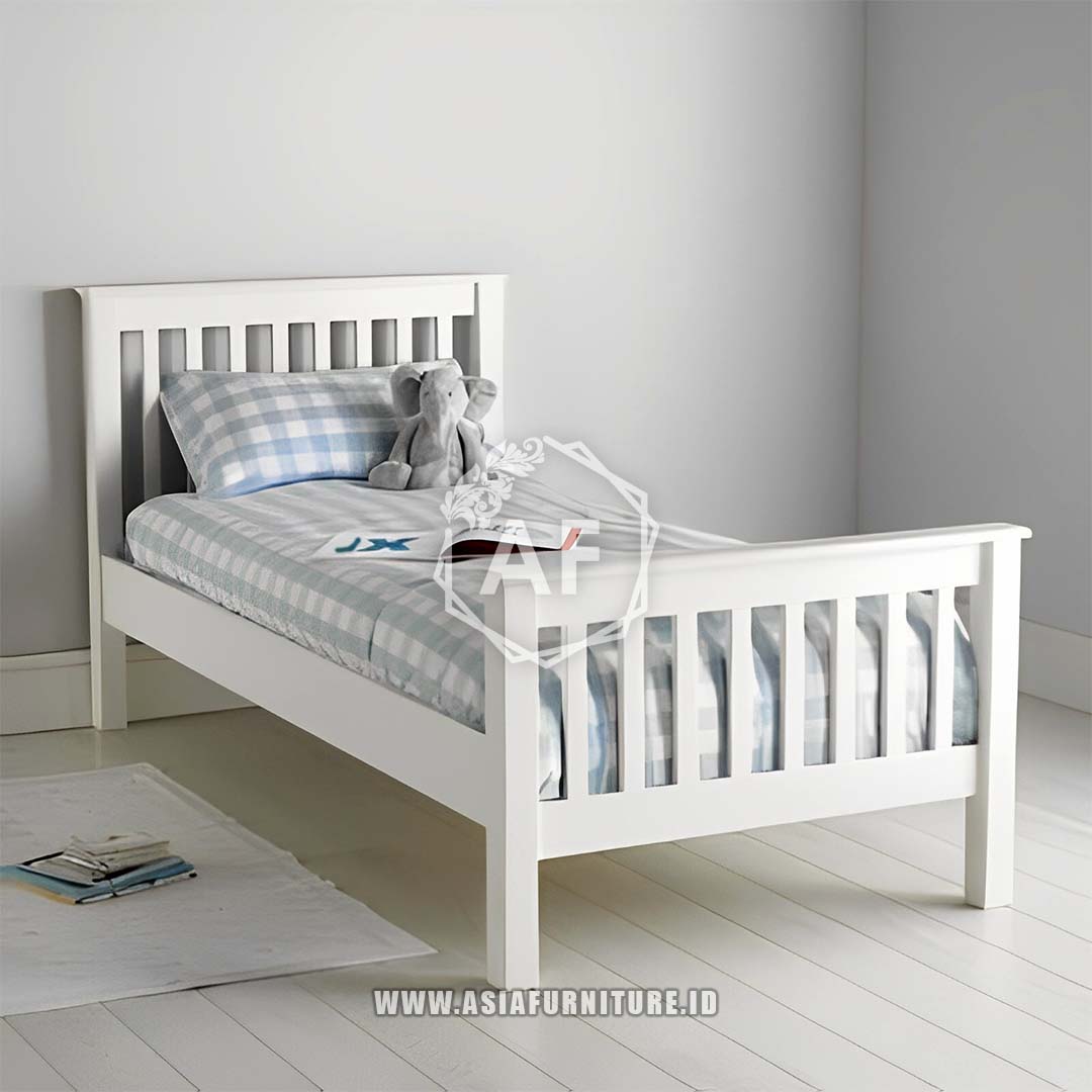 Tempat Tidur Minimalis Jari Jari Single 2