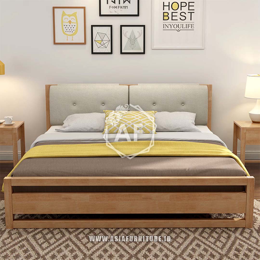 Tempat Tidur Modern Minimalis Jati 2