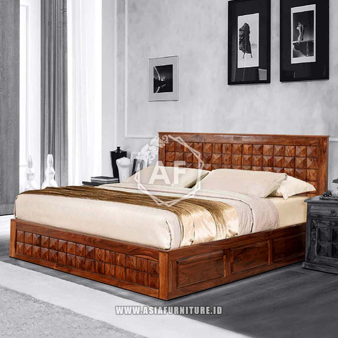 Dipan Model Modern Kayu Jati 2 Dipan Model Modern Kayu Jati 2