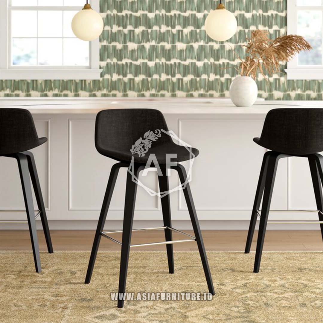 Kursi Bar Modern Black Minimalis 2