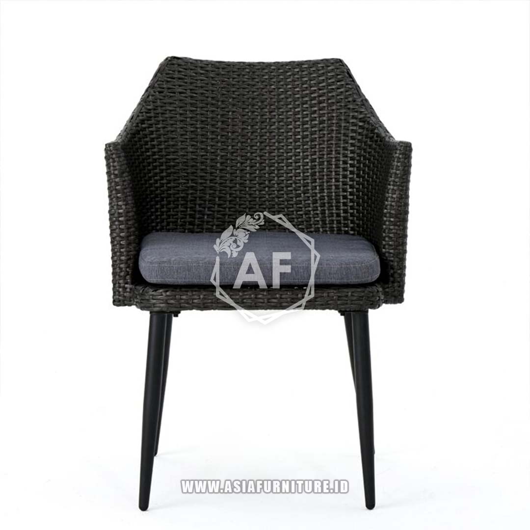 Kursi Cafe Rotan Black Modern 2